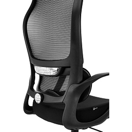 Кресло для руководителя Бюрократ SIGMA 2 чёрное (сетка/ткань, пластик)