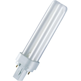 Лампа люминесцентная неинтегрирован. Компакт. Osram DULUX D 13W/840 G24D-1