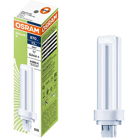 Лампа люминесцентная Osram 13 Вт G24D-1 D 4000 К 900 Лм (4099854122866)