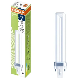 Лампа люминесцентная Osram 9 Вт G23 S 4000 К 600 Лм (4099854123542)