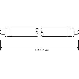 Лампа люминесцентная Camelion 28 Вт G5 T5 6500 К 2470 Лм (3335)