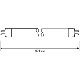 Лампа люминесцентная Camelion 18 Вт G13 T8 4200 К 1350 Лм (5875)