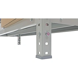 Стеллаж металлический Cobalt Shelf MS200KD/100x30/5 серый 5 полок 1000х300х1950 мм фото Стеллаж металлический Cobalt Shelf MS200KD/100x30/5 серый 5 полок 1000х300х1950 мм