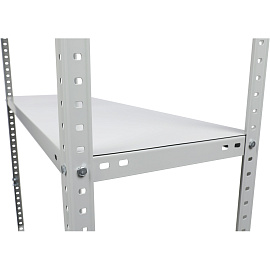 Стеллаж металлический Cobalt Shelf MS200KD/100x30/5 серый 5 полок 1000х300х1950 мм фото Стеллаж металлический Cobalt Shelf MS200KD/100x30/5 серый 5 полок 1000х300х1950 мм