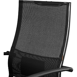 Конференц-кресло Ergolife Sit Air чёрный (ткань, металл чёрный)