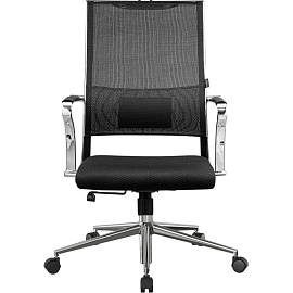 Кресло для руководителя Ergolife Sit Air чёрное (ткань, металл)