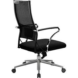 Кресло для руководителя Ergolife Sit Air чёрное (ткань, металл)