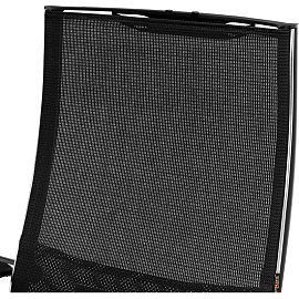 Кресло для руководителя Ergolife Sit Air чёрное (ткань, металл)