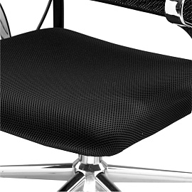 Кресло для руководителя Ergolife Sit Air чёрное (ткань, металл)