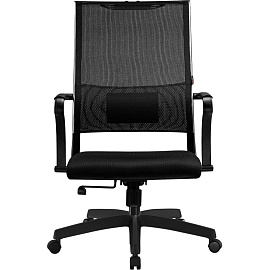Кресло для руководителя Ergolife Sit Air чёрное (ткань, пластик)