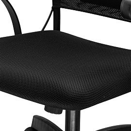 Кресло для руководителя Ergolife Sit Air чёрное (ткань, пластик)