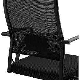 Кресло для руководителя Ergolife Sit Air чёрное (ткань, пластик)