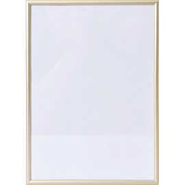 Рамка Altiro А4 21x29.7 см металлический багет 8 мм золотистая