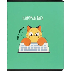 Набор тетрадей предметных Комус Класс Котики А5 48 листов матовая ламинация/ВД-лак (12 штук в упаковке)