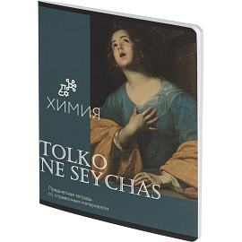 Тетрадь предметная по химии Комус Класс Искусство А5 48 листов в клетку, глянцевая ламинация