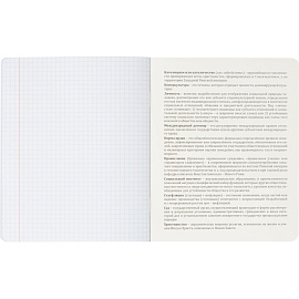 Тетрадь предметная по обществознанию Комус Класс Искусство А5 48 листов в клетку, глянцевая ламинация