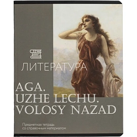 Тетрадь предметная Комус Класс Искусство А5 48 листов с рисунком комбинированная, глянцевая ламинация (12 штук в упаковке)