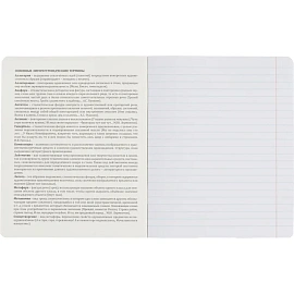 Тетрадь предметная Комус Класс Искусство А5 48 листов с рисунком комбинированная, глянцевая ламинация (12 штук в упаковке)