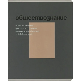 Набор тетрадей предметных Комус Класс Минимализм А5 48 листов Soft Touch/ВД-лак (12 штук в упаковке)