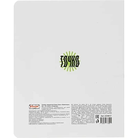 Тетрадь предметная Комус Класс Кириллица А5 48 листов с рисунком комбинированная, Soft Touch (12 штук в упаковке)