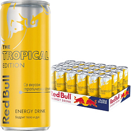 Напиток энергетический Red Bull тропические фрукты 0,250 л
