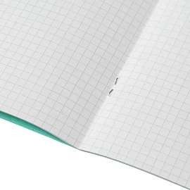 Тетрадь школьная зеленая А5 18 листов 60 г/кв.м в клетку (20 штук в упаковке)