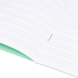 Тетрадь школьная зеленая А5 12 листов в узкую линию