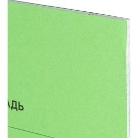 Тетрадь школьная зеленая А5 18 листов в клетку