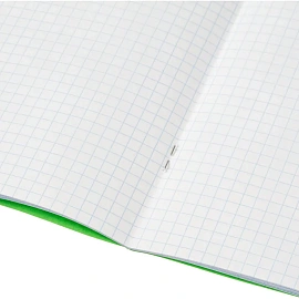 Тетрадь школьная зеленая А5 18 листов в клетку