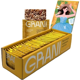Зерновые плитки медовые GRANI 7 г (30 штук в упаковке)