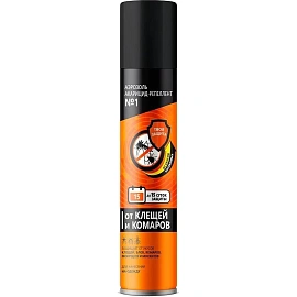 Средство от насекомых №1 Аэрозоль Акарацид-репеллент от клещей 150мл ВлгКз