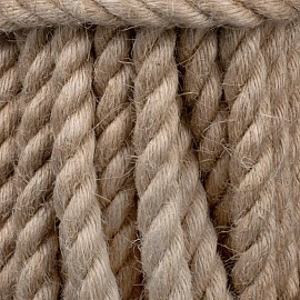 Верёвка джутовая кручёная (8 мм, 20 м)