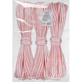 Шнур полипропиленовый плетёный (5 мм, 20 м, 5 штук в упаковке)