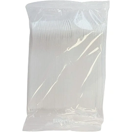 Ложка одноразовая чайная пластиковая Комус 120 мм (50 штук в упаковке)