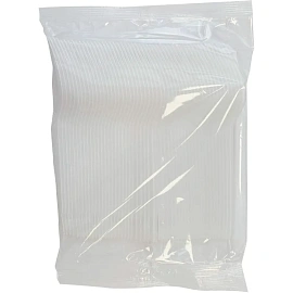 Вилка одноразовая пластиковая Комус белая 150 мм (50 штук в упаковке)