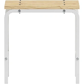 Скамья для раздевалок Металл-Завод сосна (дерево, металл, 430х350х450 мм)