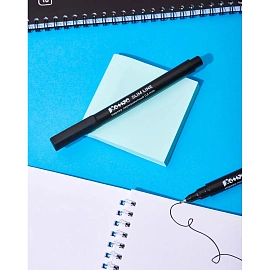 Маркер перманентный Комус, 0,5 мм, черный, игольчатый наконечик