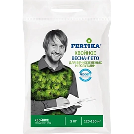 Удобрение для вечнозелёных Фертика Хвойное Весна 5 кг