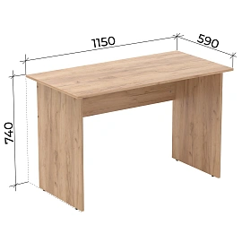 Стол прямой Easy Оптима (дуб крафт золотой, 1150х590х740 мм)
