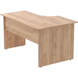 Стол эргономичный Easy Оптима левый (дуб крафт золотой, 1350х880х740 мм)