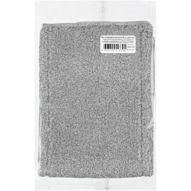 Насадка МОП для швабры-флаундера (плоской) Росмоп микрофибра 42x16 см серая (код НАССР: синий, красный, зелёный, жёлтый)