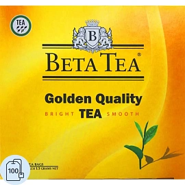 Чай чёрный Beta Tea Golden Quality 100 пакетиков