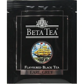 Чай чёрный Beta Tea Earl Grey 100 пакетиков (бергамот)