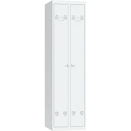 Шкаф для одежды металлический ШР-22 L500 2 отделения (1850x500x500 мм)