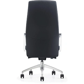 Кресло для руководителя Комус Мебель 501 SPU чёрное (полиуретан, алюминий)