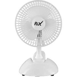 Вентилятор настольный Rix RDF-1500WB белый