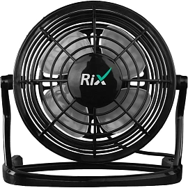 Вентилятор настольный Rix RDF-1500USB чёрный
