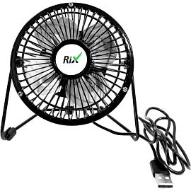 Вентилятор настольный Rix RDF-1501USB чёрный