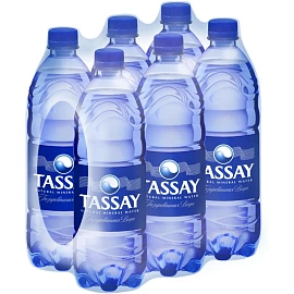 Вода питьевая TASSAY минеральная газ ПЭТ 1л