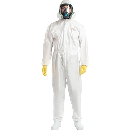 Комбинезон огр. срока использ. с капюшоном Комус Проф МС55 р. L